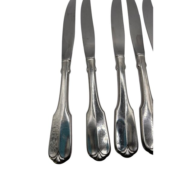 Oneida Silver Gloria Montclair Stainless Steel Table Knife Set Of 6 - Picture 4 of 4
